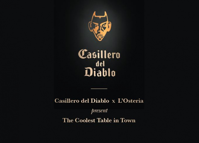 Casillero del Diablo creates the Coolest Table in Town