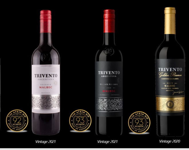 Trivento Reserve Malbec named 'Great Value Red Wine of the Year' by Tim Atkin MW