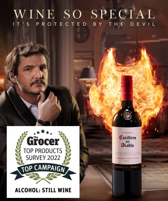 Casillero del Diablo wins Top Campaign in The Grocer Awards 2022